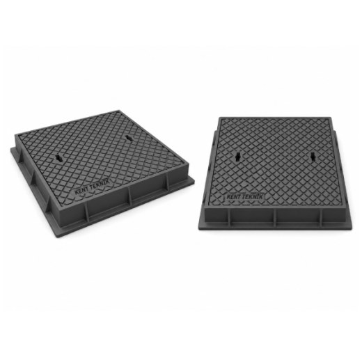 DKT-600-B7 Döküm Yuvarlak Rögar Kapağı Takımı Ø600 mm | B125 ürün görseli