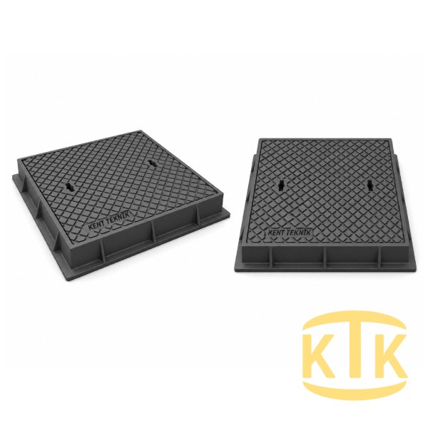 Döküm Yuvarlak Rögar Kapağı Takımı Ø600 mm (DKT.600-C8)