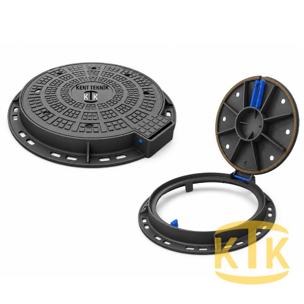 Döküm Rögar Kapağı Takımı Ø600 mm 100° (DKT.600-D3)