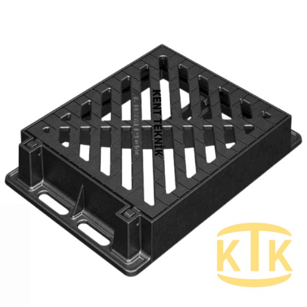 DIT-4560-D Döküm Yağmur Suyu Izgara Takımı 292x568 mm | D400