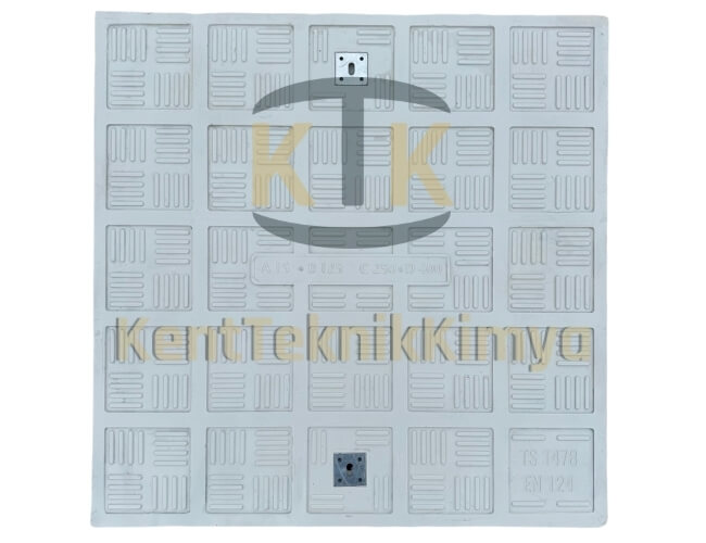 Kompozit Kare Rögar Kapağı Takımı 800x800 mm - Fibre Kompozit