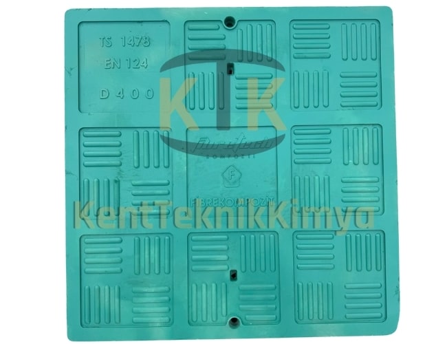 Kompozit Kare Rögar Kapağı Takımı 670x670 mm - Fibre Kompozit
