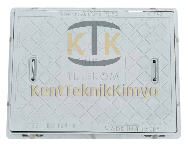 Kompozit Dikdörtgen Rögar Kapağı Takımı 600x800 mm - Fibre Kompozit