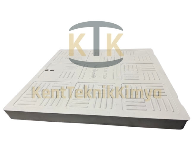 Kompozit Kare Rögar Kapağı Takımı 560x560 mm - Fibre Kompozit