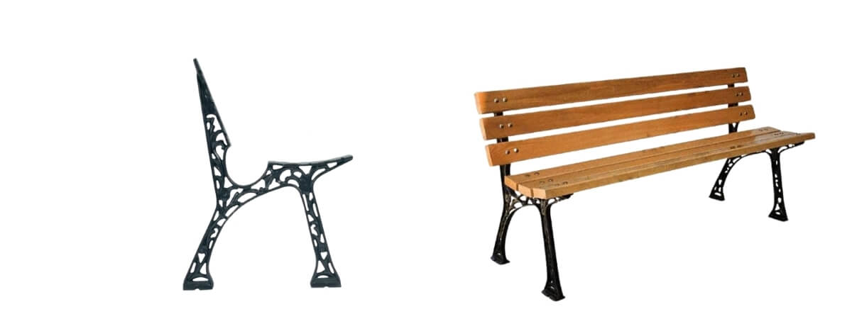 FK-720-BA Kompozit Bank Ayağı 720x500 mm ürün görseli