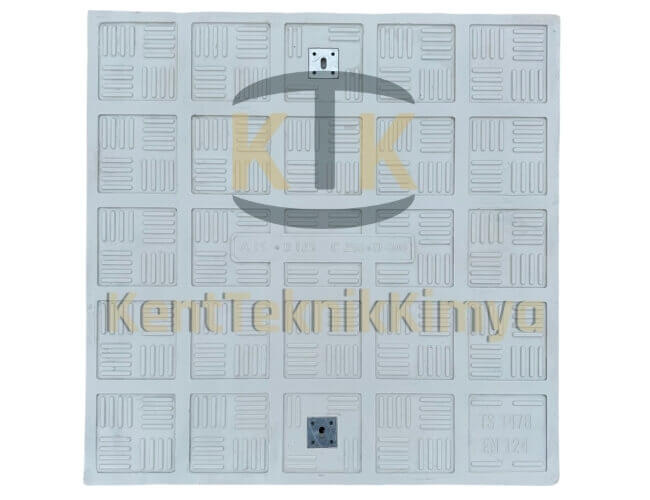 Kompozit Kare Rögar Kapağı Takımı 800x800 mm - Fibre Kompozit