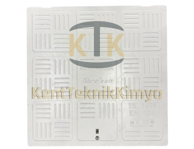 Kompozit Kare Rögar Kapağı Takımı 560x560 mm - Fibre Kompozit
