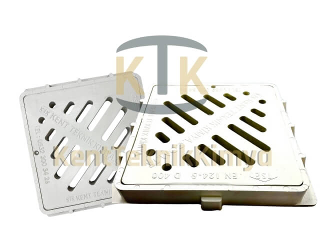 Kompozit Yağmur Suyu Izgara Takımı 500x500 mm - Fibre Kompozit