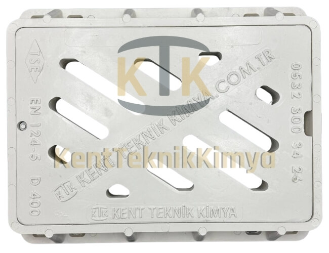 Kompozit Yağmur Suyu Izgara Takımı 400x600 mm - Fibre Kompozit