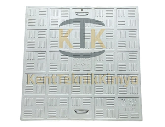 Kompozit Kare Rögar Kapağı Takımı 1000x1000 mm - Fibre Kompozit