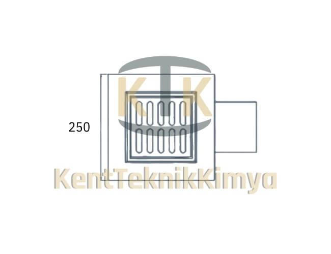 Kompozit Süzgeç 205x250 mm - Fibre Kompozit